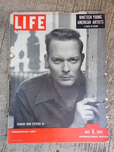 Revista Life 8/5/1950 Edward John Stevens Jr. Vol.8 - N.10 0