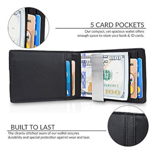 Travando Houston Money Clip Wallet for Men 1