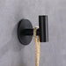 Zuvky 2 Towel Hooks Bathroom Accessories - Matte Black 1