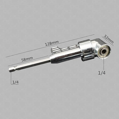 Ruhlmann 1/4" 90 Degrees Angular Chuck Adapter for Drill Screwdrivers 1