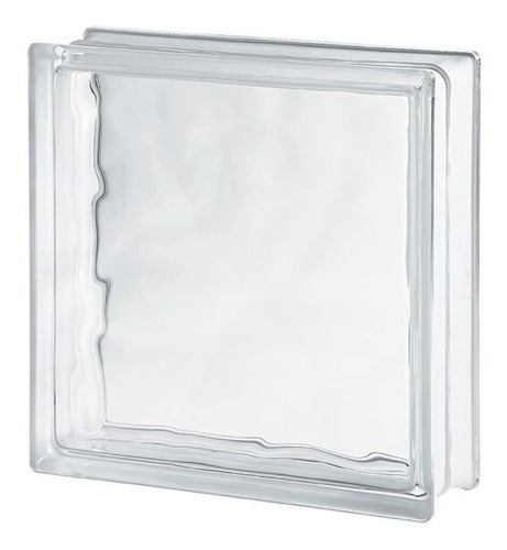 Ladrillo de Vidrio Grande 30x30cm Clear Calidad Europea 0