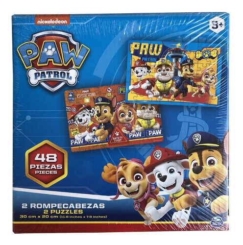 Spin Master Paw Patrol 2 Puzzles of 48 Pieces 0