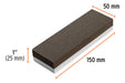 Truper Double-Sided Sharpening Stone 150x50x25mm Pias-109 1