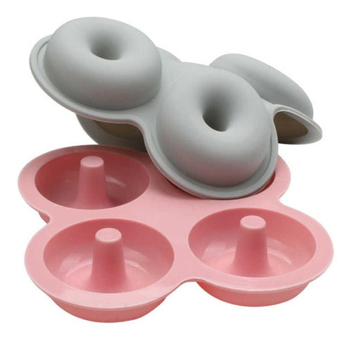 Tutu's Cakes Silicone Donut Mold with 4 Cavities 1