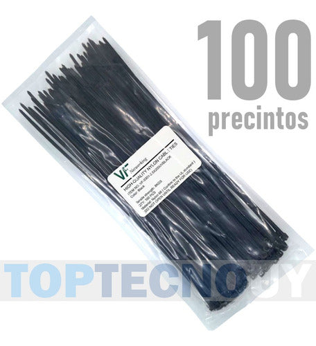 Pack X100 Precintos Zunchos Abrazaderas Collarin 35cm X3.5mm 1