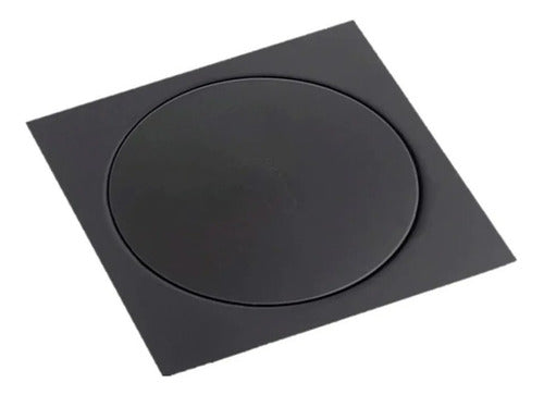 DMC Matte Black Drain Grate for Shower Floor 10x10cm 0