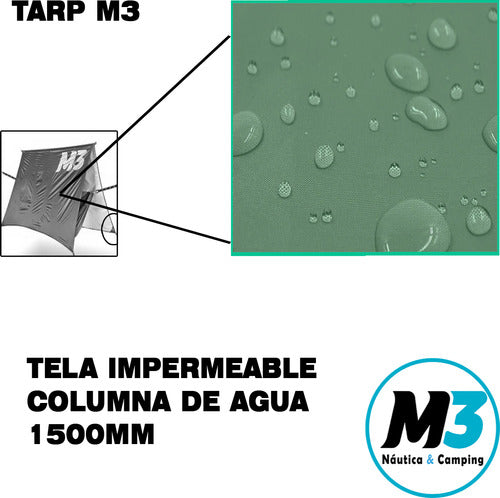 M3® Tarp Overhang for Hammock Tent 3x3 - Official Store 11