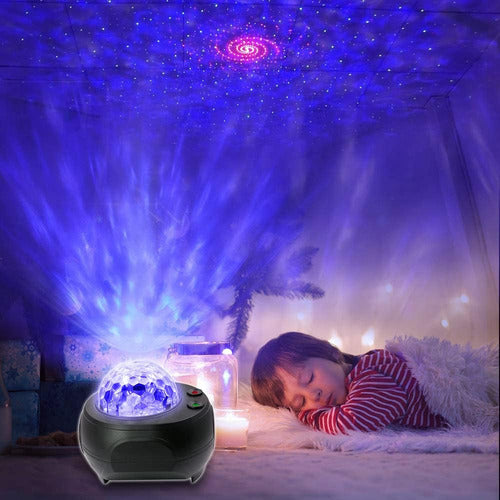 Proyector Galaxia Cielo Dormitorio Luces Noche Niños Adultos 4