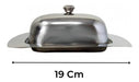 Soifer Set X 5 Mantequera De Acero Inox 19x12cm Manteca Con Bandeja 2