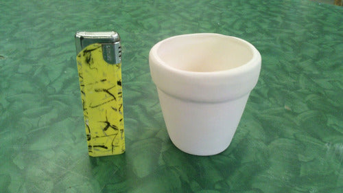 Ceramic Paintable Mini Pot Bizcocho 6.5 x 6.7 Ø 0