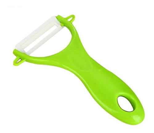 Haojia Ceramic Peeler for Vegetables and Fruits with Super Sharp Blade 0