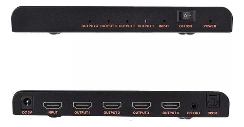 Extractor  Audio Y Splitter Hdmi 1x2 Audio 3.5 Y Digital 1