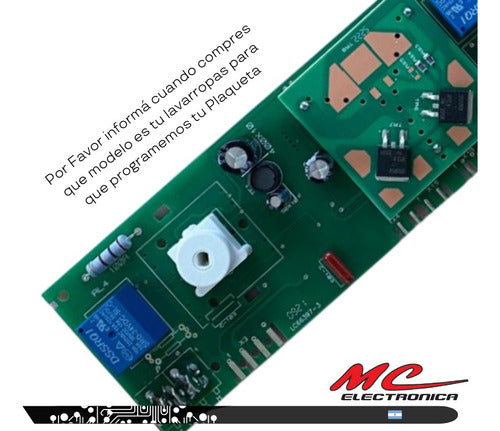 MC Programable Washing Machine Board for Drean Next Models 8.12/7.10/7.09/6.09/6.08/6.06 54