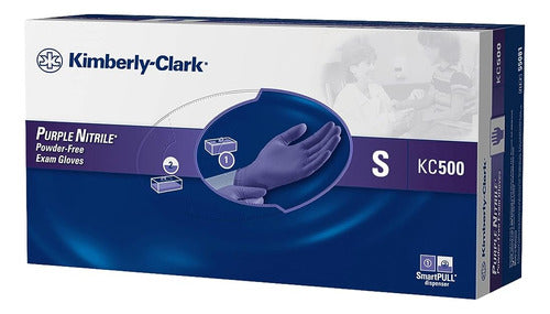 Guantes De Examen De Nitrilo Púrpura Kimberly-clark® Safeski 0