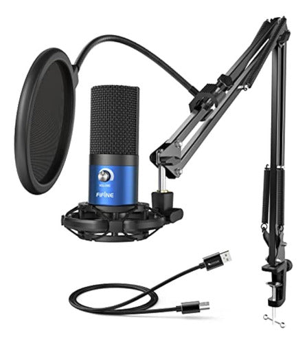 Fifine USB Recording Microphone Kit for PC 0