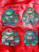 La Colmena de los Zánganos Ninja Turtles Magnets Pack of 4 6