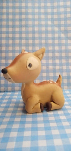 Adorno De Torta Animales Del Bosque 3