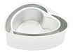 LepoHome 2 Pieces Aluminum Heart Shaped Baking Pan Set 6