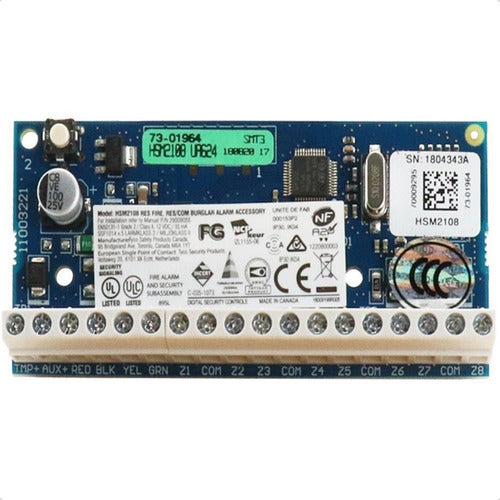 DSC PowerSeries Neo HSM2108 Wired Expansion Module - 8 Zones 0