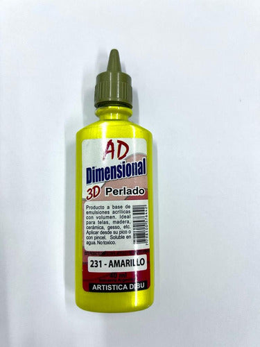 A&D Dimensional 3D Pearlescent Paint 40ml 1