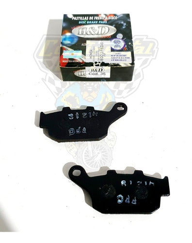 HD 35 Pastillas Freno Honda Cbr 600 F1 F2 Continental Circus 0