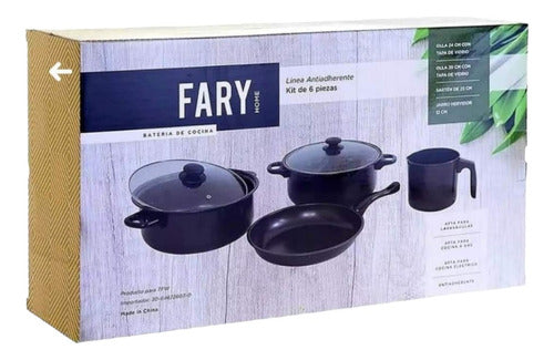 Fary Home Basic Cookware Set 10pcs 2