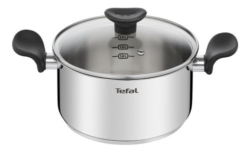 T-fal Olla 24cm Triple Fondo Acero Tefal Primary Apta Induccion 0