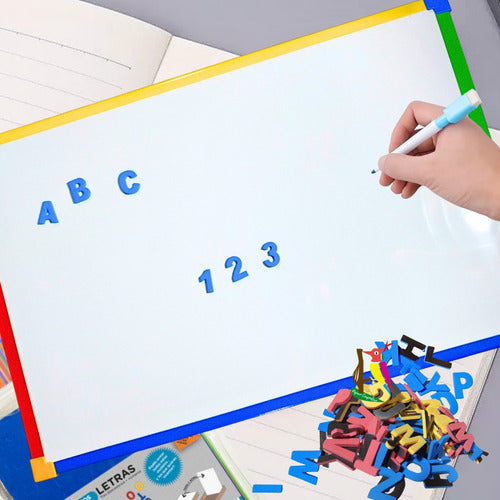 MPZR Magnetic Whiteboard 40 X 60 + Kid's Felt Markers 1