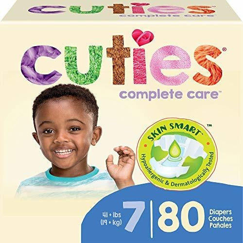 Cuties Complete Care Pañales Para Bebés Tamaño 7 80 Count 0