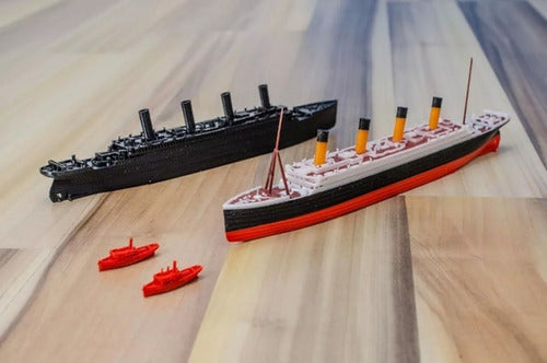 Giuston3D Replica Del Titanic Escala 1/1000 26cm 1