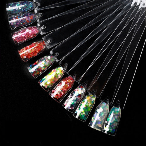 Fan Nail Display with 50 Pieces 5