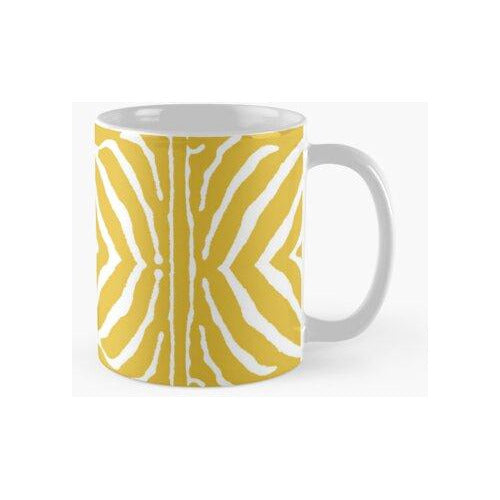 Unna Taza Zebra Wild Animal Print 722 Yellow Calidad Premium 0