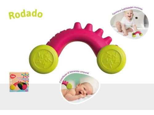 Tinko Rodado Gateador Y Masaje Didactico Bebe Sharif Express 1