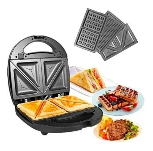 Westinghouse Sandwich Maker 750W Stainless Steel WH-SM750M3N1-01 2