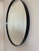 Round Decorative Mirror with Iron Frame 60cm 2