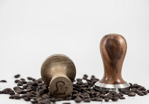 Market Barista Tamper - Stainless Steel with Wooden Handle 58mm 1