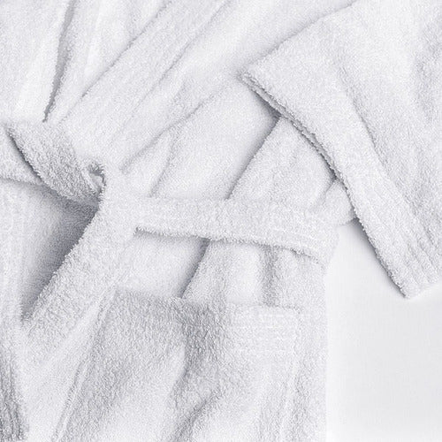 Classic Cotton Bathrobe for Men and Women - 100% Cotton, Sizes S-M-L-XL 1