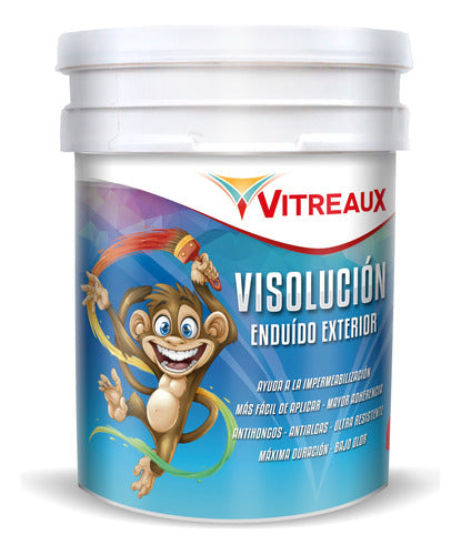 Vitreaux Exterior Solution Paint Putty White 4 L 0