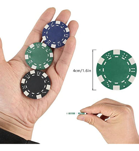 Luobao Poker Chips For Card Board Game - 4 1