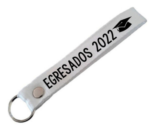 Llaveros Cintas 30cm Blancos Personalizados X 100 Uni 0