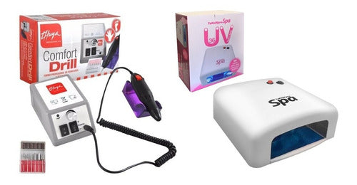 Thuya Professional Nail Drill + UV36 Nail Dryer 0