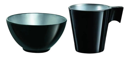 Luminarc Flashy Breakfast Cup and Bowl Set 1