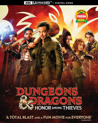 4K Ultra HD Blu-ray Dungeons & Dragons Honor Among Thieves 0