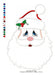 Christmas Santa Claus Face Embroidery Machine Design 1840 4