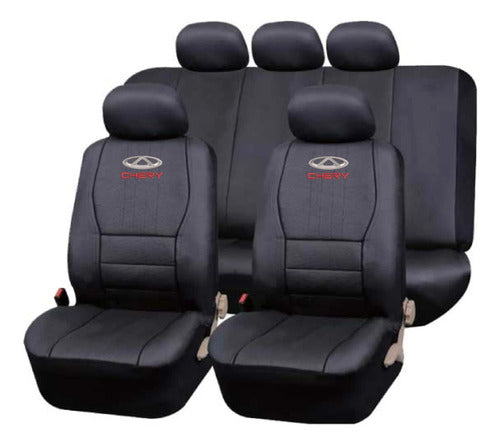 Chery Funda Cubreasiento Ecocuero + Juego Alfombras Logo 1