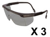 Libus Safety Glasses Argon Gray Anti-Scratch HC x 3 1