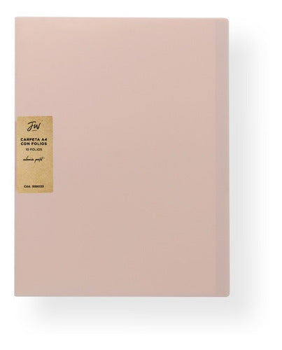 A4 Folder with 10 Pastel Sheets FW 3