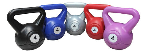 Tourmalhyn Kettlebell Weights Set 5kg X 5 Fitness Gym 25kg 1