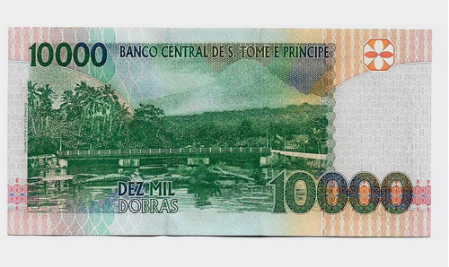 Fk Billete San Tomas Y Pricipe 10000 Dobras 1996 P-66b U N C 1