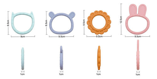 Baby Teething Silicone Textured Gum Massager Teether 37